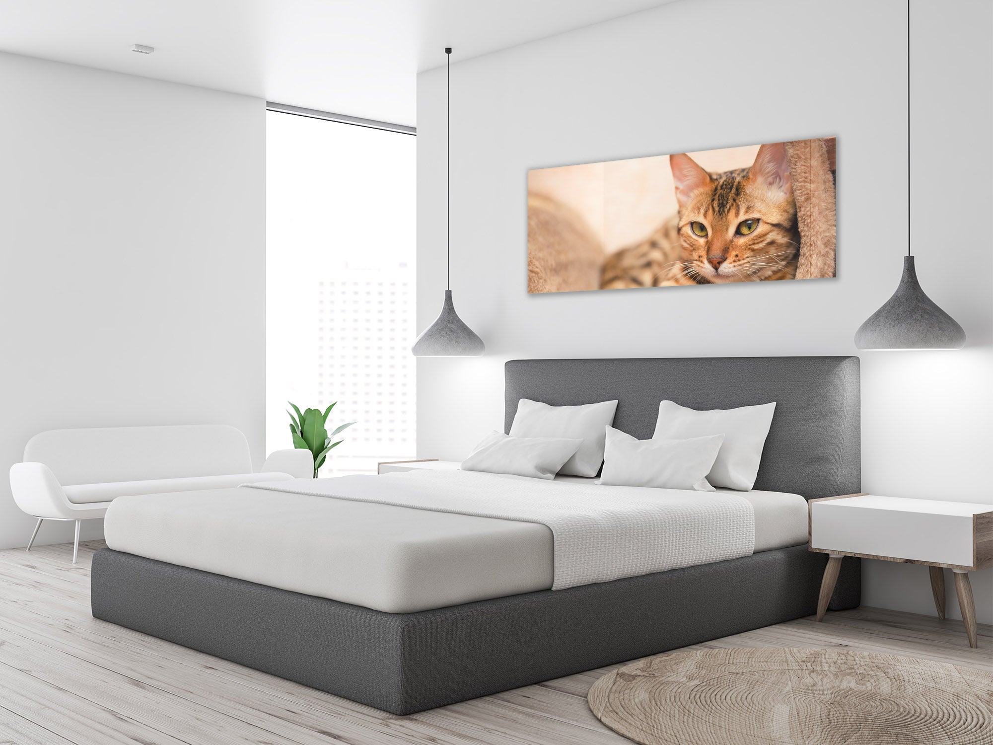 Glass Print Wall Art – Image on Glass 125 x 50 cm (? 50” x 20”) ; Cat 1