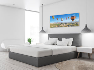 Modern Glass Picture – Available in 5 different sizes – Nature Series 01C: Rocky landscape in Cappadocia