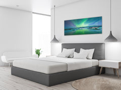 Glass Picture Wall Art  – Available in 5 different sizes – Nature Series 01D: Northern Lights 2