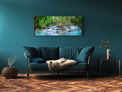 Glass Print Wall Art – Available in 5 different sizes – Nature Series 01A: Waterfall in Thailand