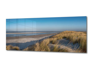 Modern Glass Picture – Available in 5 different sizes – Nature Series 01C: German seashore