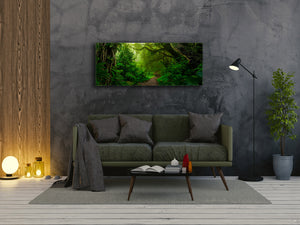 Glass Print Wall Art – Available in 5 different sizes – Nature Series 01A: Tropical jungle