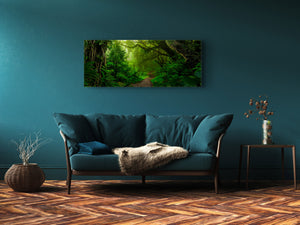 Glass Print Wall Art – Available in 5 different sizes – Nature Series 01A: Tropical jungle