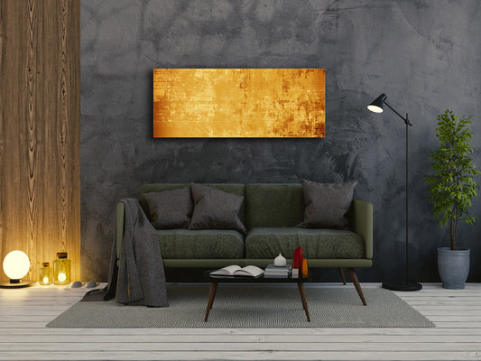 Cuadro de pared detrás de vidrio templado 125 x 50 cm (≈ 50” x 20”); Textura 1