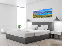 Glass Print Wall Art – Available in 5 different sizes – Nature Series 01A: Picturesque bay in Greece
