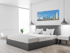 Beautiful Quality Glass Print Picture – Available in 5 different sizes – Cities Series 04: Modern city center in Dubai