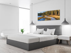Glass Print Wall Art – Image on Glass 125 x 50 cm (? 50” x 20”) ; Forest 5