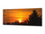 Glass Picture Wall Art - Available in 5 different sizes  – Nature Series 01D: Fiery sunset