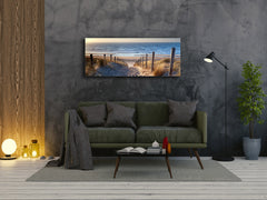 Glass Print Wall Art – Image on Glass 125 x 50 cm (? 50” x 20”) ; Beach 10