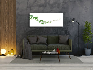 Glass Wall Art  - Available in 5 different sizes – Flowers and leaves Series 03: Cayratia liana