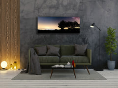 Modern Glass Picture – Available in 5 different sizes – Nature Series 01C: Night stellar sky