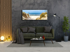 Glass Print Wall Art – Image on Glass 125 x 50 cm (? 50” x 20”) ; Dune