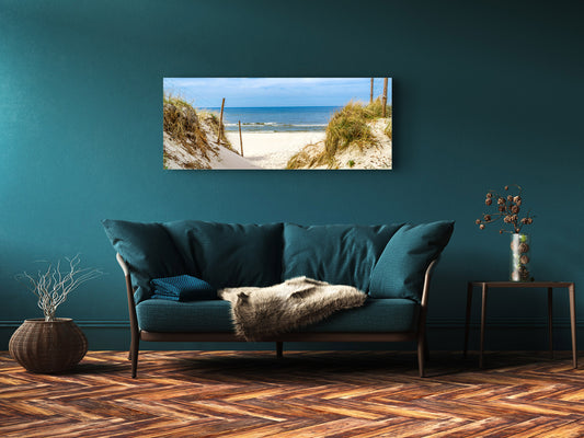 Glass Print Wall Art – Image on Glass 125 x 50 cm (? 50” x 20”) ; Dune
