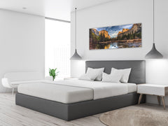 Glass Print Wall Art – Image on Glass 125 x 50 cm (? 50” x 20”) ; Mountains 10