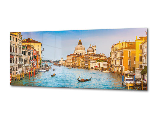 Beautiful Quality Glass Print Picture – Available in 5 different sizes – Cities Series 04: Canal Grande in Venice