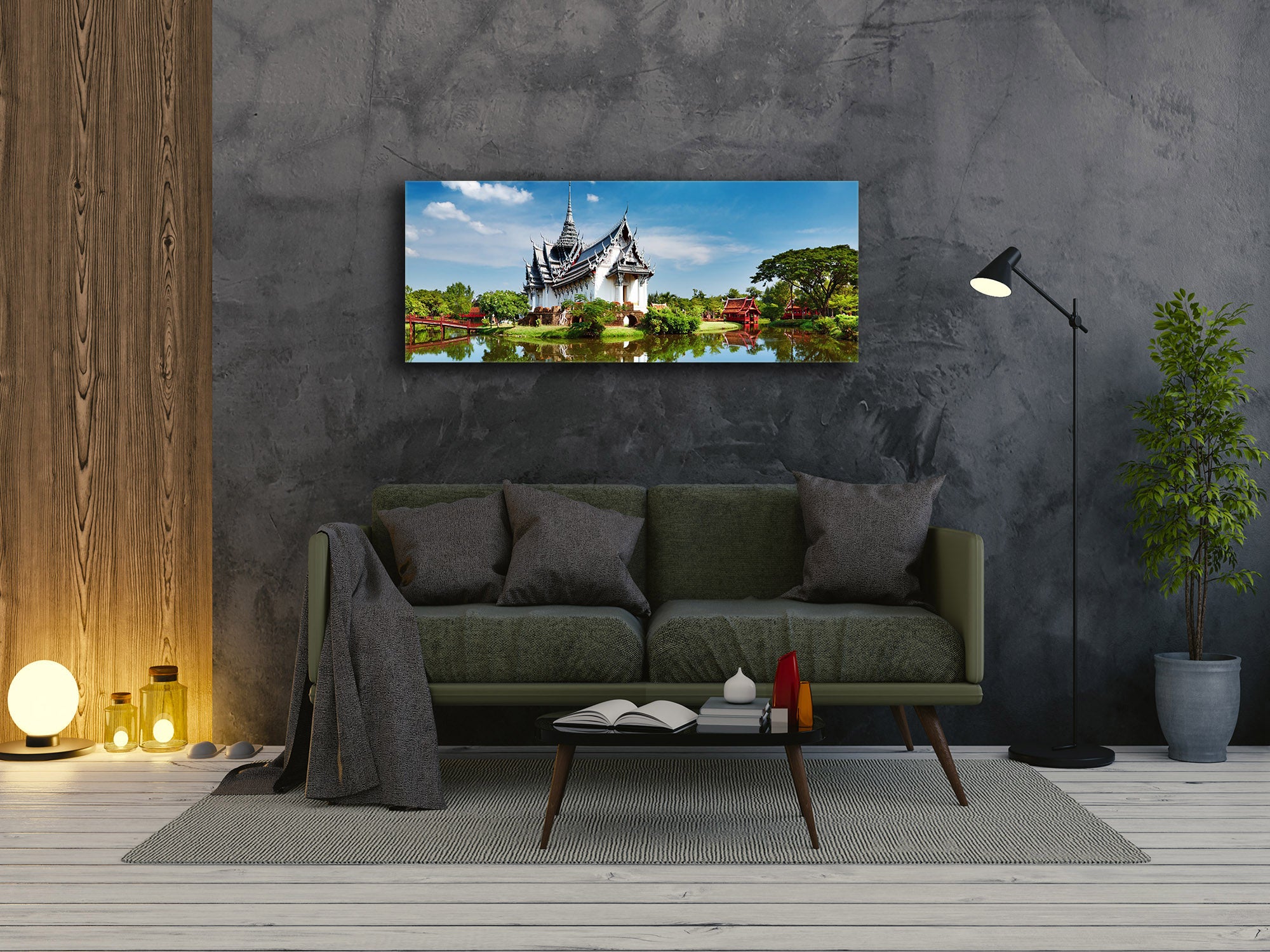 Glass Print Wall Art – Image on Glass 125 x 50 cm (? 50” x 20”) ; Landscape 4