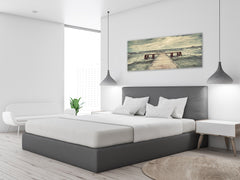 Wall Art Glass Print Picture 125 x 50 cm (? 50” x 20”) ; Pier 10