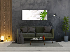 Glass Print Wall Art – Image on Glass 125 x 50 cm (? 50” x 20”) ; Flower 26