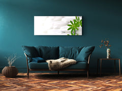 Glass Print Wall Art – Image on Glass 125 x 50 cm (? 50” x 20”) ; Flower 26