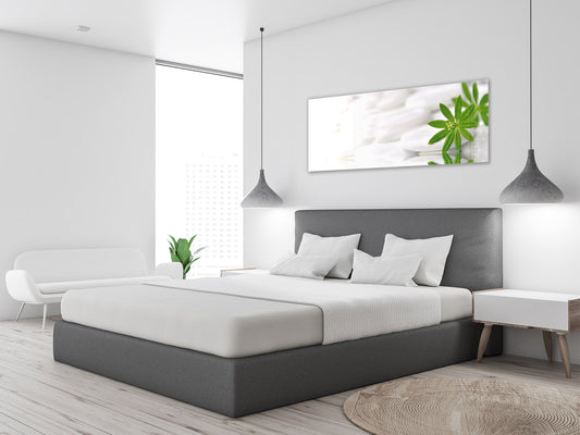 Glass Print Wall Art – Image on Glass 125 x 50 cm (? 50” x 20”) ; Flower 26