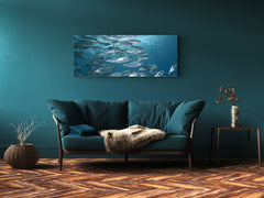 Glass Print Wall Art – Image on Glass 125 x 50 cm (? 50” x 20”) ; Water 7