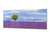 Graphic Art Print on Glass – Available in 5 different sizes – Nature Series 01B: Lavender field