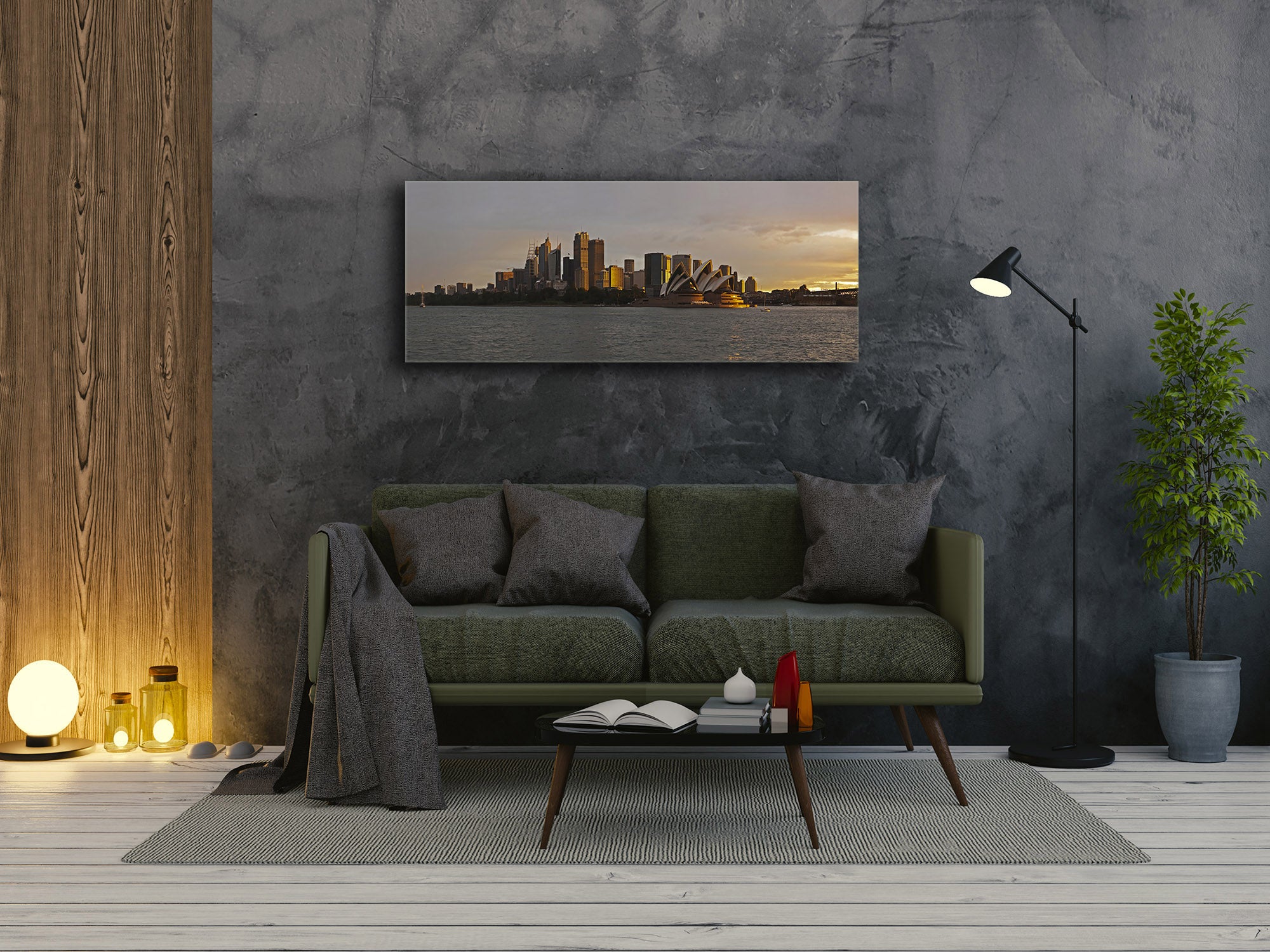 Glass Print Wall Art – Image on Glass 125 x 50 cm (? 50” x 20”) ; City 41