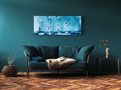Glass Print Wall Art – Image on Glass 125 x 50 cm (? 50” x 20”) ; Water 9