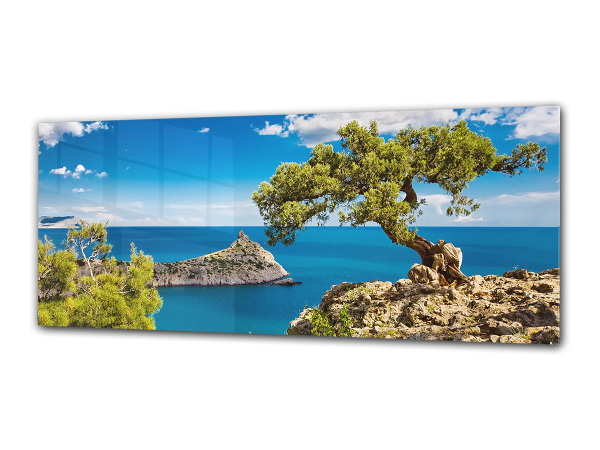 Glass Print Wall Art – Image on Glass 125 x 50 cm (? 50” x 20”) ; Seacoast 6