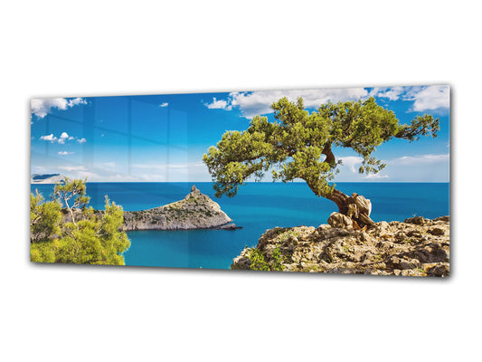 Glass Print Wall Art – Image on Glass 125 x 50 cm (? 50” x 20”) ; Seacoast 6