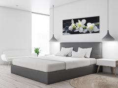 Glass Print Wall Art – Image on Glass 125 x 50 cm (? 50” x 20”) ; Flower 22