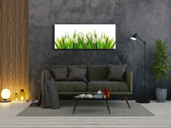 Glass Print Wall Art – Image on Glass 125 x 50 cm (? 50” x 20”) ; Tulip