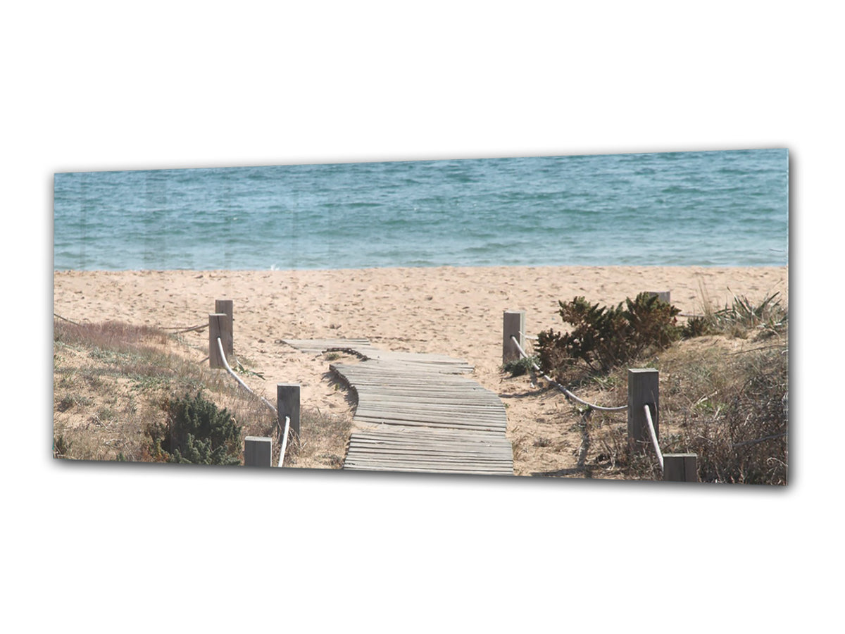 Glass Print Wall Art – Image on Glass 125 x 50 cm (? 50” x 20”) ; Sea 11