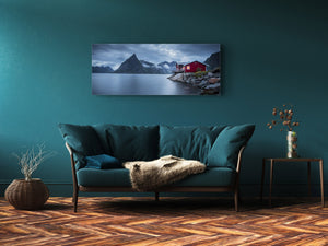 Glass Picture Wall Art  – Available in 5 different sizes – Nature Series 01D: Lofoten in Norway