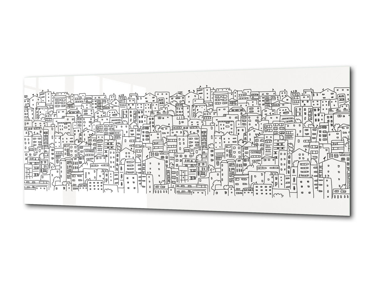Beautiful Quality Glass Print Picture – Available in 5 different sizes – Cities Series 04: Cityscape background