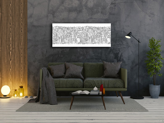 Beautiful Quality Glass Print Picture – Available in 5 different sizes – Cities Series 04: Cityscape background