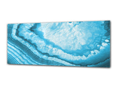 Arte mural con impresión en vidrio: imagen sobre vidrio de 125 x 50 cm (≈ 50” x 20”); textura 4