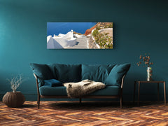 Glasdruck-Wandkunst – Bild auf Glas 125 x 50 cm (≈ 50” x 20”) ; Meer 8