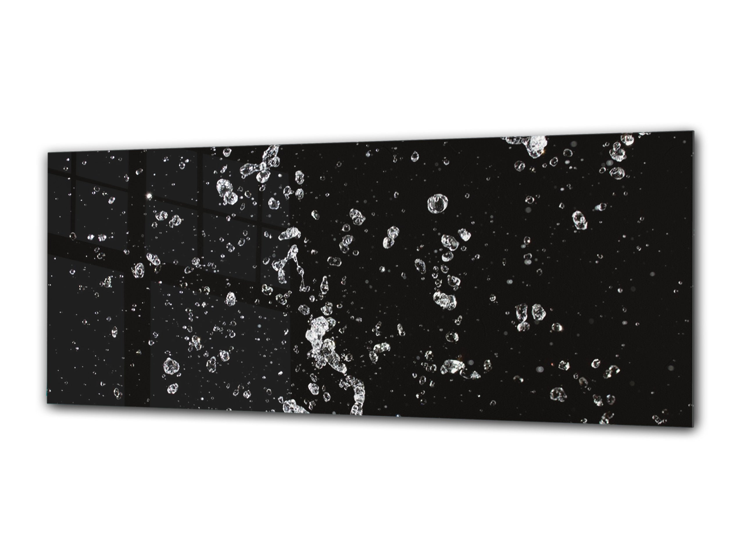 Glass Print Wall Art – Image on Glass 125 x 50 cm (? 50” x 20”) ; Water 10