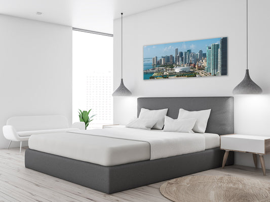 Glass Print Wall Art – Image on Glass 125 x 50 cm (? 50” x 20”) ; City 22