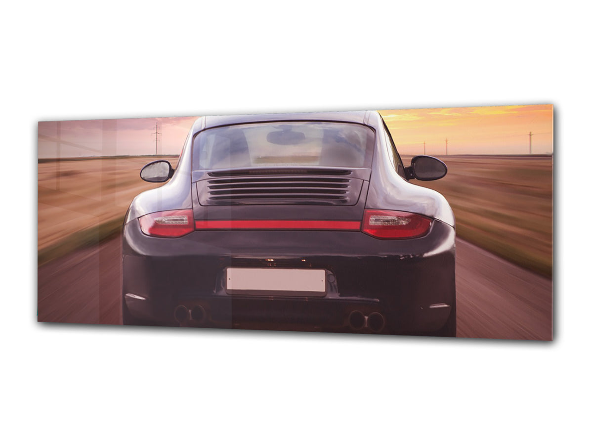 Glass Print Wall Art – Image on Glass 125 x 50 cm (? 50” x 20”) ; Car 3