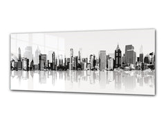 Glass Print Wall Art – Image on Glass 125 x 50 cm (? 50” x 20”) ; City 40