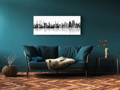 Glass Print Wall Art – Image on Glass 125 x 50 cm (? 50” x 20”) ; City 40