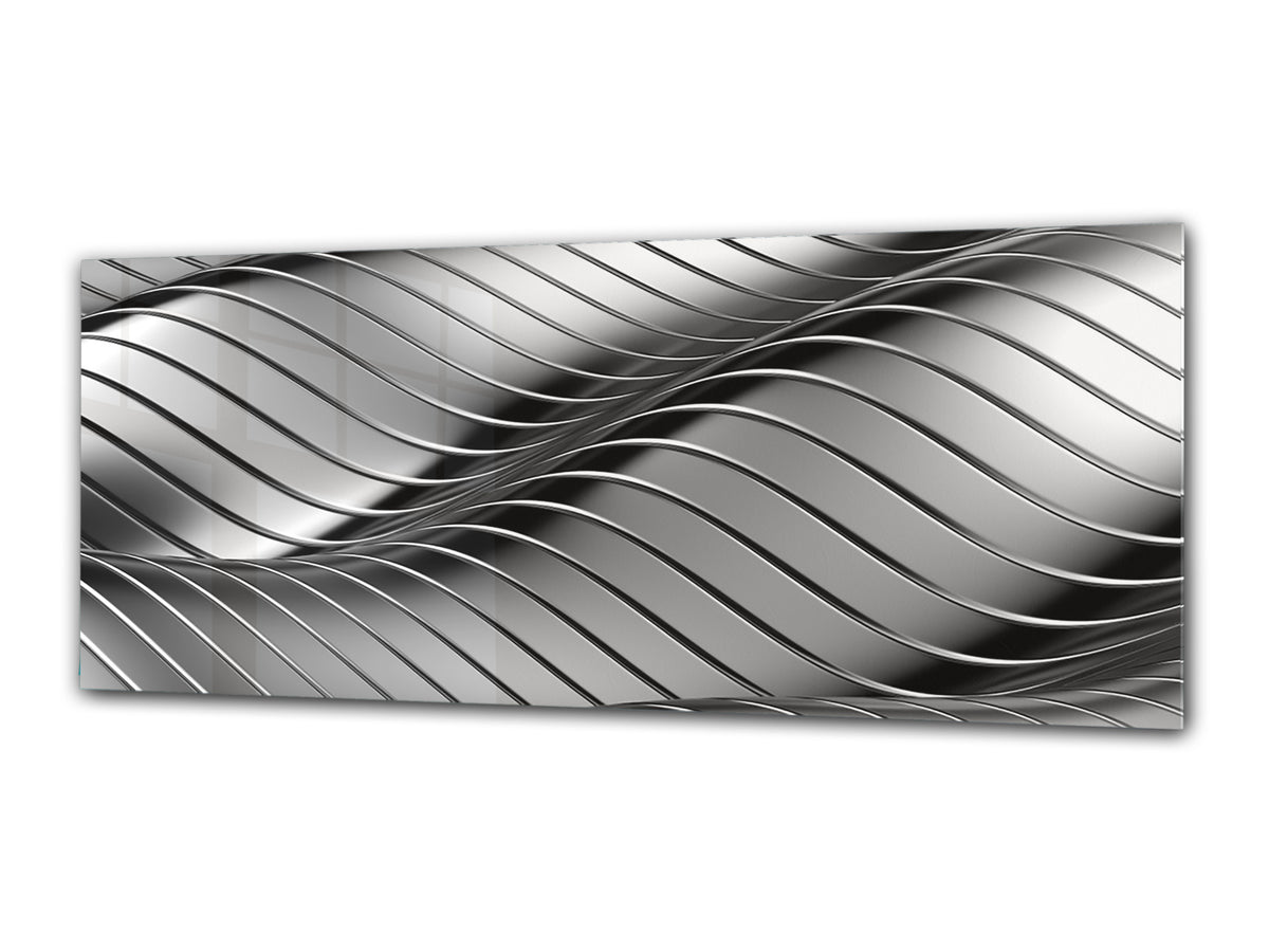 Glass Print Wall Art – Image on Glass 125 x 50 cm (? 50” x 20”) ; Abstract Art. 16