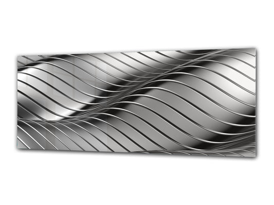 Glass Print Wall Art – Image on Glass 125 x 50 cm (? 50” x 20”) ; Abstract Art. 16