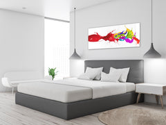 Glass Print Wall Art – Image on Glass 125 x 50 cm (? 50” x 20”) ; Abstract Art. 17
