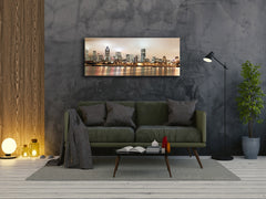 Glass Print Wall Art – Image on Glass 125 x 50 cm (? 50” x 20”) ; City 35