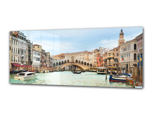 Glass Print Wall Art – Image on Glass 125 x 50 cm (? 50” x 20”) ; City 21