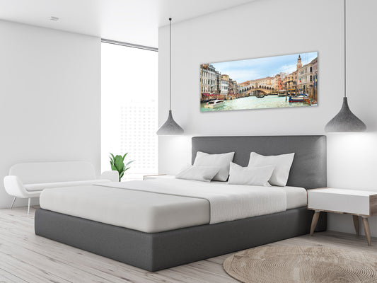Glass Print Wall Art – Image on Glass 125 x 50 cm (? 50” x 20”) ; City 21
