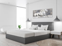 Glass Print Wall Art – Image on Glass 125 x 50 cm (? 50” x 20”) ; Horses 8